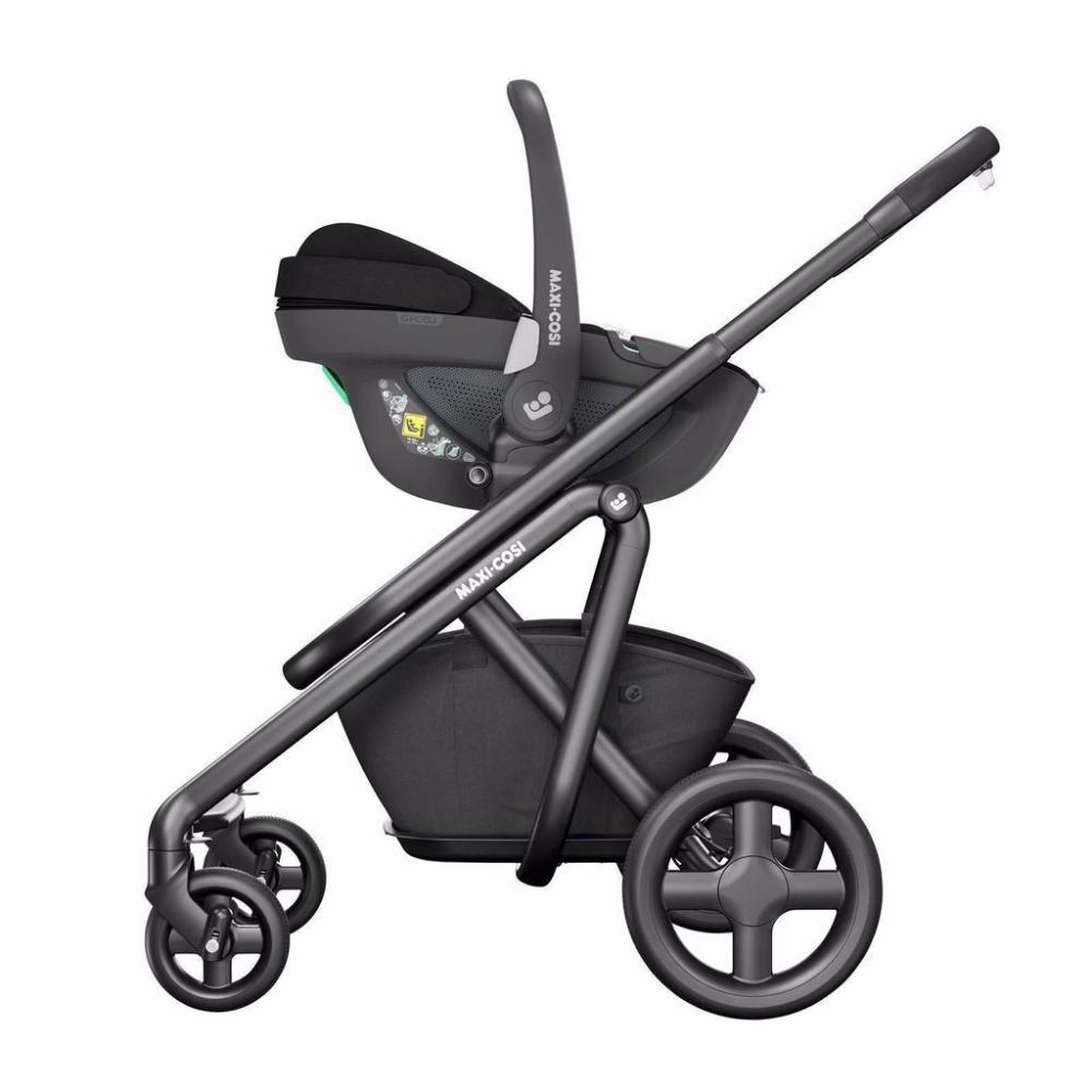 Encontraproduto.com.br - Bebê Conforto Pebble Giro 360° com Base Isofix Maxi-Cosi Twilic Grey
