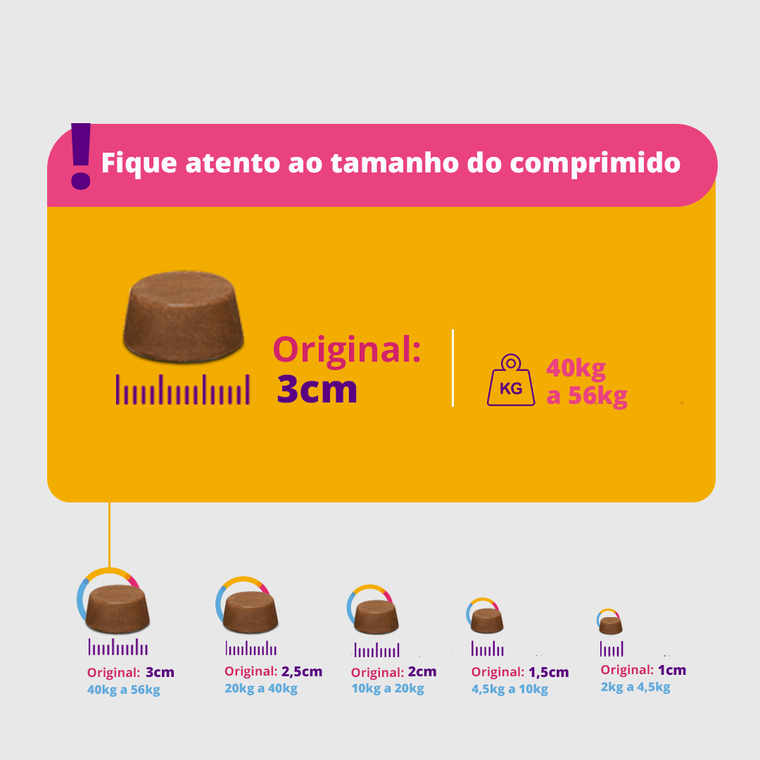 Encontraproduto.com.br - Bravecto Cães 40 a 56kg 1400mg MSD Antipulgas e Carrapatos
