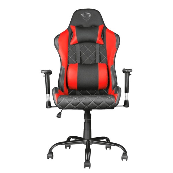 Encontraproduto.com.br - Cadeira Gamer Trust GXT707 Resto, Encosto e Braços Reguláveis, com Almofadas, Vermelho