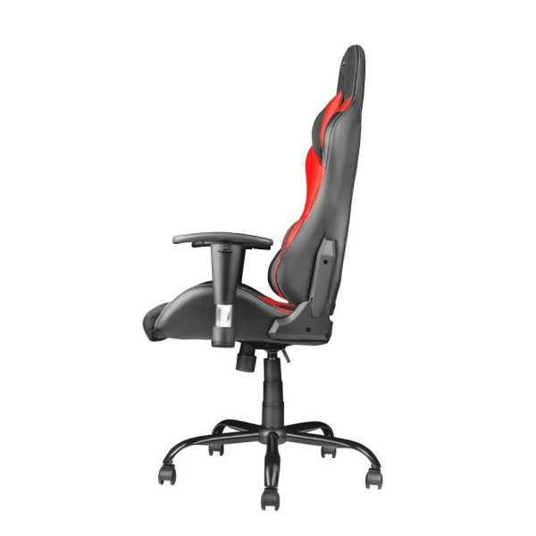 Encontraproduto.com.br - Cadeira Gamer Trust GXT707 Resto, Encosto e Braços Reguláveis, com Almofadas, Vermelho