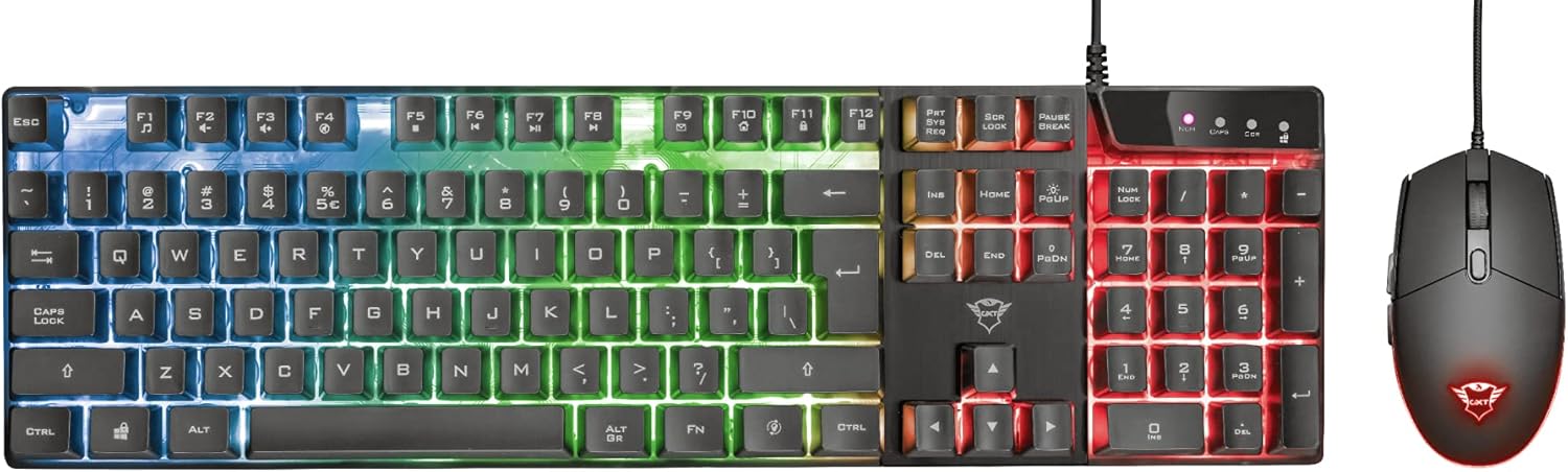Encontraproduto.com.br - Teclado e Mouse Gamer Led Gxt 838