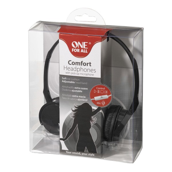 Encontraproduto.com.br - Headphone c/ microfone e controle de funções no cabo