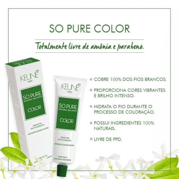 Tonalizante Loiro Escuro Cobre 6.4 So Pure Keune 60ml