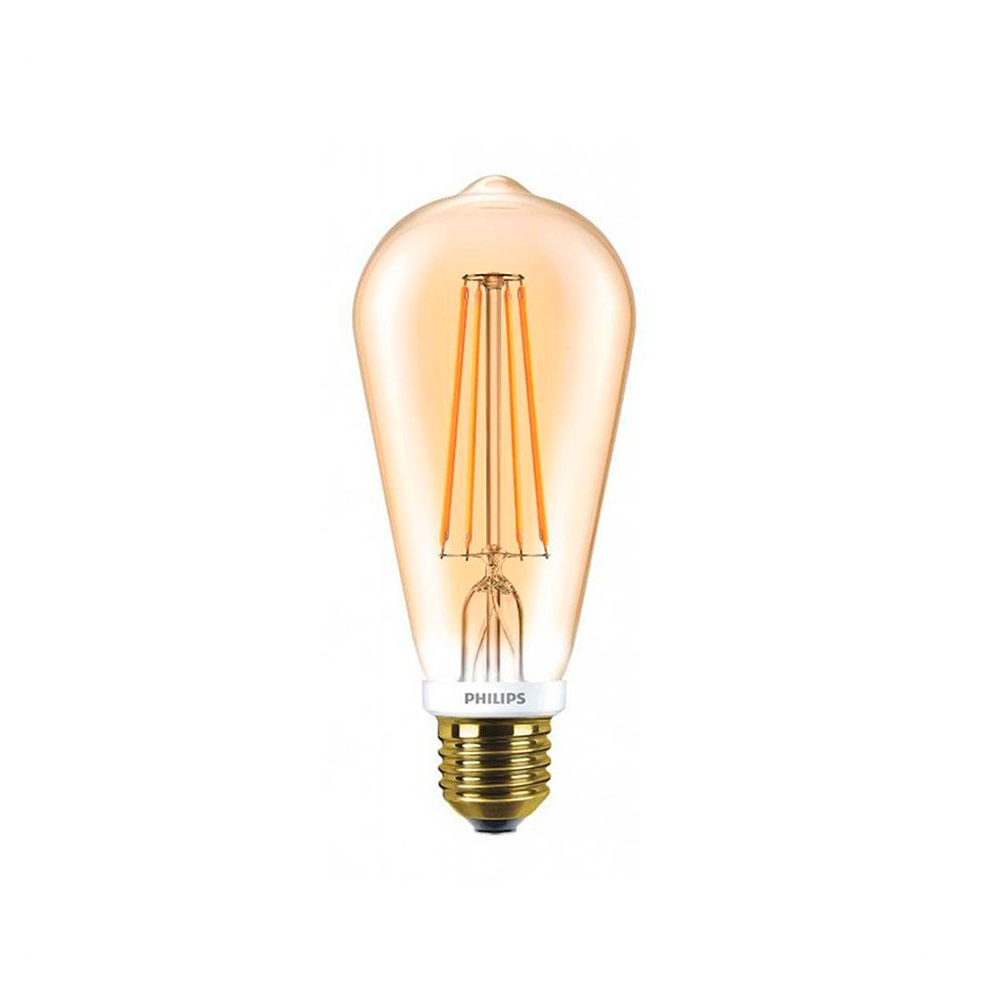 Lâmpada De Filamento De Led Pera E27 5w 127v 2200k Philips