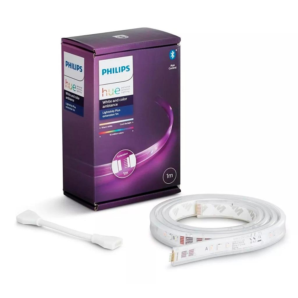 Encontraproduto.com.br - Philips Hue Extensão De Fita De LED Com Adesivo Iluminação Inteligente WiFi 20W White And Color Ambiance 1 Metros Philips