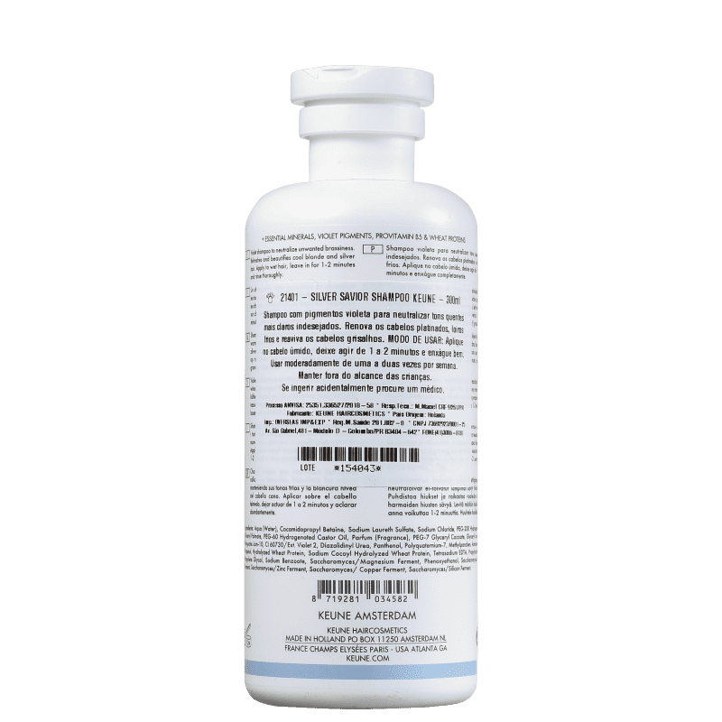 Encontraproduto.com.br - SH.KEUNE  300ML SILVER SAVIOR