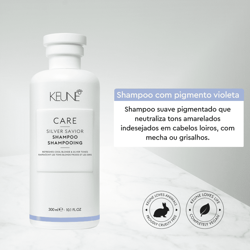 Encontraproduto.com.br - SH.KEUNE  300ML SILVER SAVIOR
