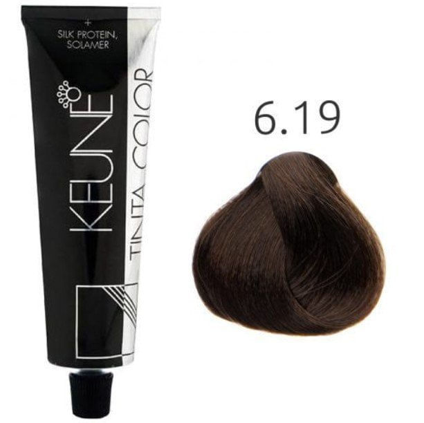 Tinta Color 60ml 6.19 Louro Escuro Mate - Keune