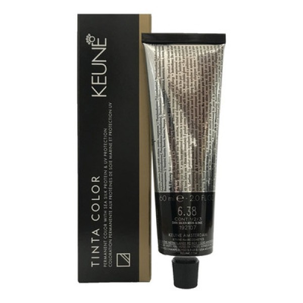 Tintura Coloração Keune Tinta Color 6.38 Loiro Escuro Dourado Marrom 60ml