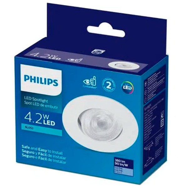 Encontraproduto.com.br - Spot Led Embutir Redondo MR16 Philips 6500K