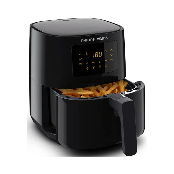 Encontraproduto.com.br - FRITADEIRA PHILIPS WALITA RI9252/91 DIGITAL PRETA 220V 4,1L 1400W AIRFRYER DIGITAL SERIE 3000