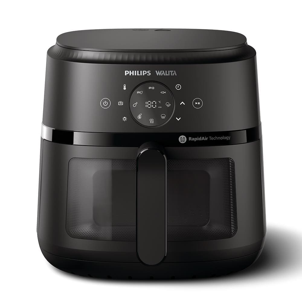 Encontraproduto.com.br - Fritadeira Elétrica Air Fryer Philips Walita Série 2000 XL Digital NA230 Sem Óleo 1700W 6,2L – Preta 220V