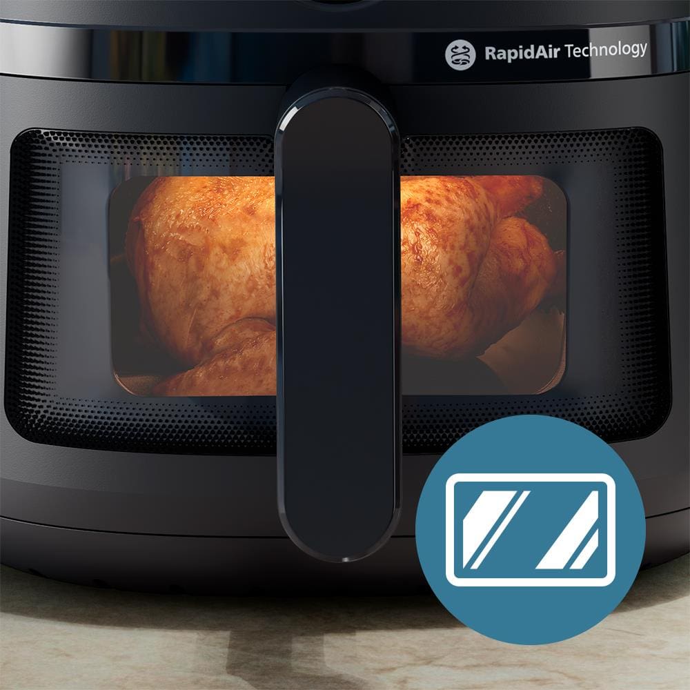 Encontraproduto.com.br - Fritadeira Elétrica Air Fryer Philips Walita Série 2000 XL Digital NA230 Sem Óleo 1700W 6,2L – Preta 220V
