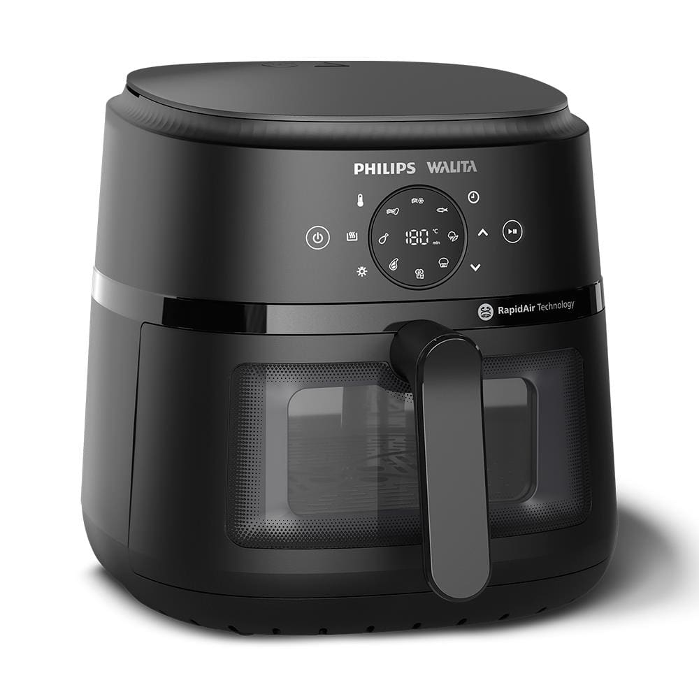 Encontraproduto.com.br - Fritadeira Elétrica Air Fryer Philips Walita Série 2000 XL Digital NA230 Sem Óleo 1700W 6,2L – Preta 220V