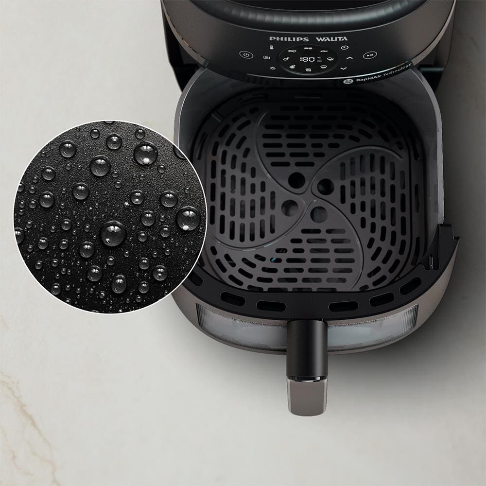 Encontraproduto.com.br - Fritadeira Elétrica Air Fryer Philips Walita Série 2000 XL Digital NA230 Sem Óleo 1700W 6,2L – Preta 220V