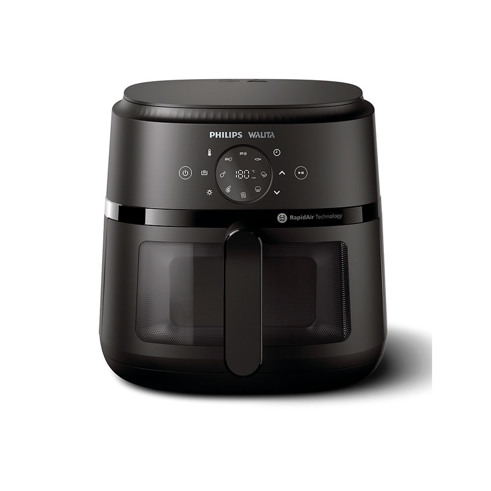 Encontraproduto.com.br - Fritadeira Elétrica Air Fryer Philips Walita Série 2000 XL Digital NA230 Sem Óleo 1700W 6,2L – Preta 220V