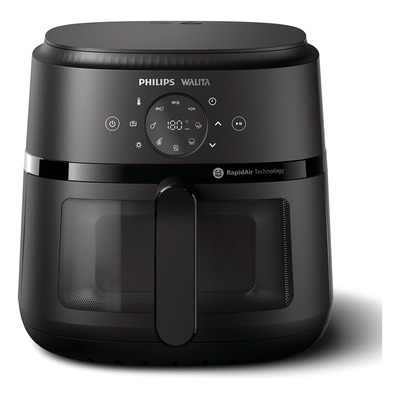 Encontraproduto.com.br - Fritadeira Elétrica Air Fryer Philips Walita Série 2000 XL Digital NA230 Sem Óleo 1700W 6,2L – Preta 220V