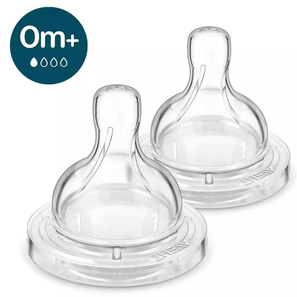 Encontraproduto.com.br - Bico de Mamadeira Philips Avent Anti-colic Recém Nascido Com 2 Unidades