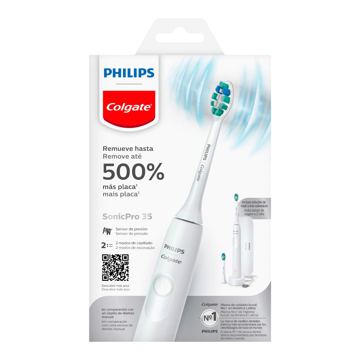 Encontraproduto.com.br - Escova Dental Elétrica Philips Colgate SonicPro 35