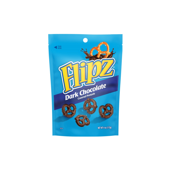 Encontraproduto.com.br - Pretzels Flipz Chocolate Dark 113g