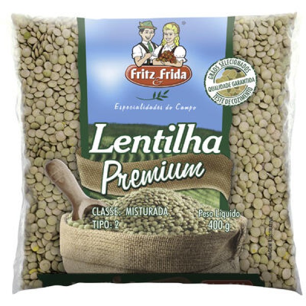 Encontraproduto.com.br - Lentilha Fritz & Frida Tipo 2 Pacote com 400g