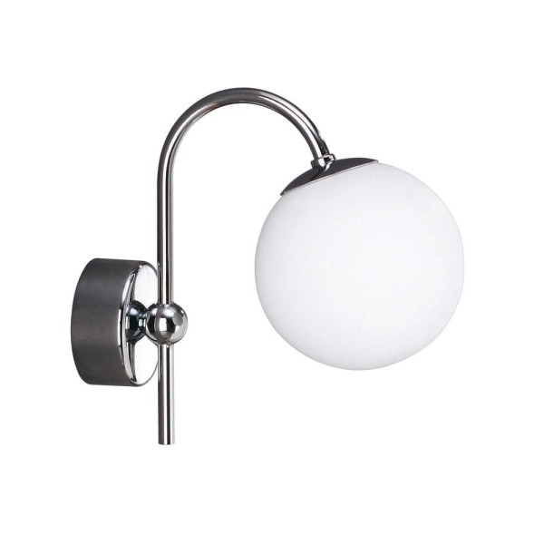 Encontraproduto.com.br - Arandela de metal e vidro para lâmpada G9 Vitória bivolt 40W Philips