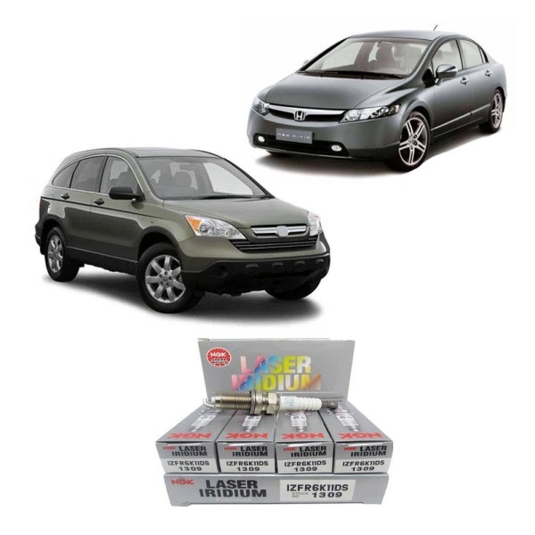 Encontraproduto.com.br - Vela Honda Civic Lxs Exs 1.6 1.8 16V 2006 AtÉ 2011 Flex