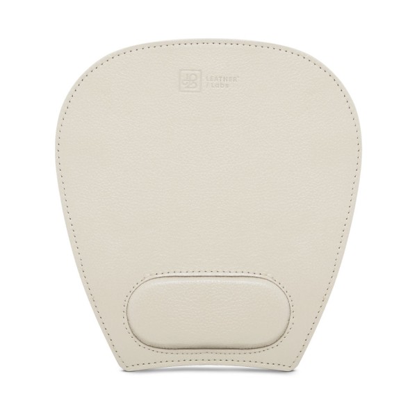 Mouse Pad Toronto de Couro Marfim