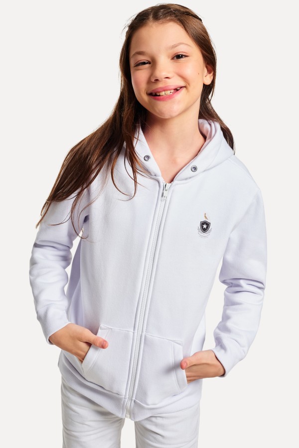 Encontraproduto.com.br - Moletom Com Ziper Mini Botafogo Rio Escu