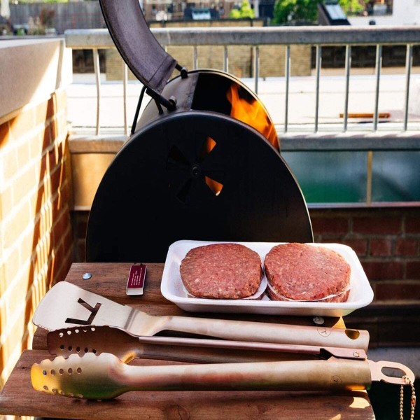 Encontraproduto.com.br - Espátula para Churrasco Carne Legumes Grelha Cobre Outset