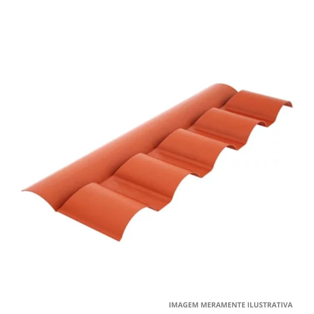 Cumeeira Central Afort 2mmTelha Plan PVC 88cm