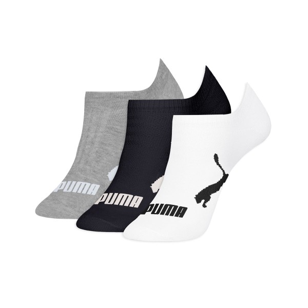 Encontraproduto.com.br - Kit De Meia Sapatilha Puma 3X1 Liso Sortido