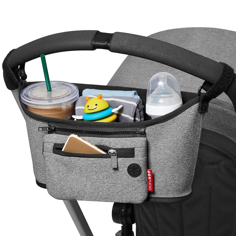 Encontraproduto.com.br - Organizador Skip Hop de Carrinho de Bebê Cinza