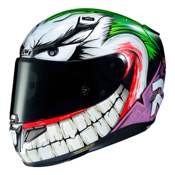 Encontraproduto.com.br - Capacete Hjc Rpha 11 Dc Joker Verde E Roxo 61 [f016]