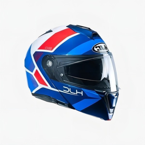 Encontraproduto.com.br - Capacete Hjc I90 Hollen Azul 59 [f016]