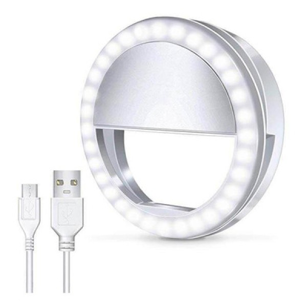 Encontraproduto.com.br - Luz Selfie Clipe Led Flash Celular Universal 3 Regulagem