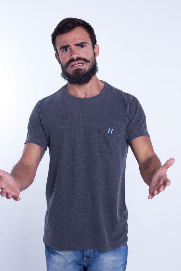 Encontraproduto.com.br - T-SHIRT BÁSICA GAZE LONG