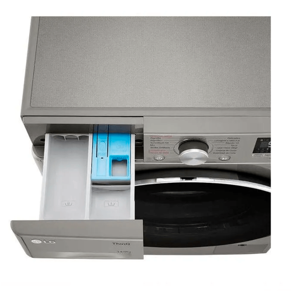 Encontraproduto.com.br - LAVA E SECA 14KG LG CV-5014PC4 SMART VC4 INOX 220V LOOK AIDD