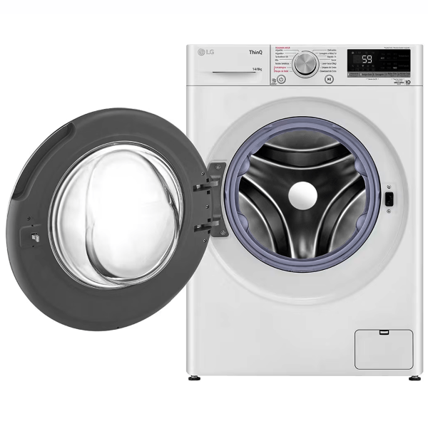 Encontraproduto.com.br - LAVA E SECA 14KG LG CV-5014PC4 SMART VC4 INOX 220V LOOK AIDD