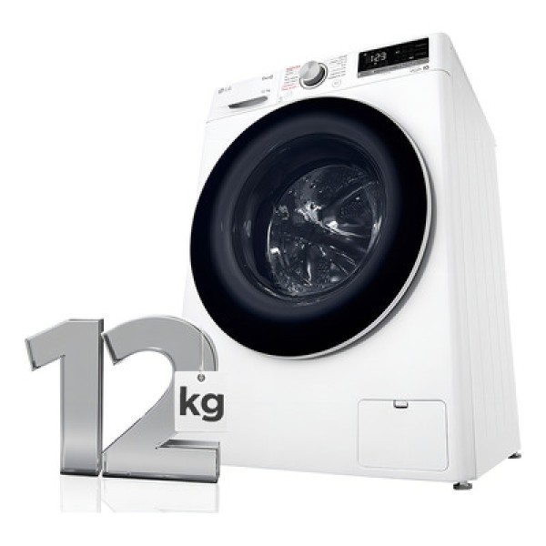 Lava e Seca Smart LG VC4 12kg Branca Com Inteligência Artificial AIDD CV5012WC4