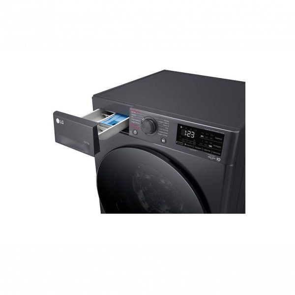 Encontraproduto.com.br - Lava e Seca Smart LG VC5 12kg Titanium Com Inteligência Artificial AIDD CV3012MC5A