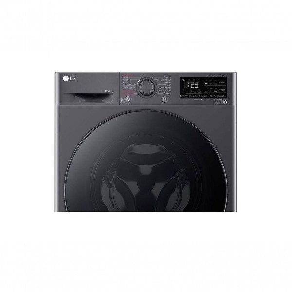 Encontraproduto.com.br - Lava e Seca Smart LG VC5 12kg Titanium Com Inteligência Artificial AIDD CV3012MC5A