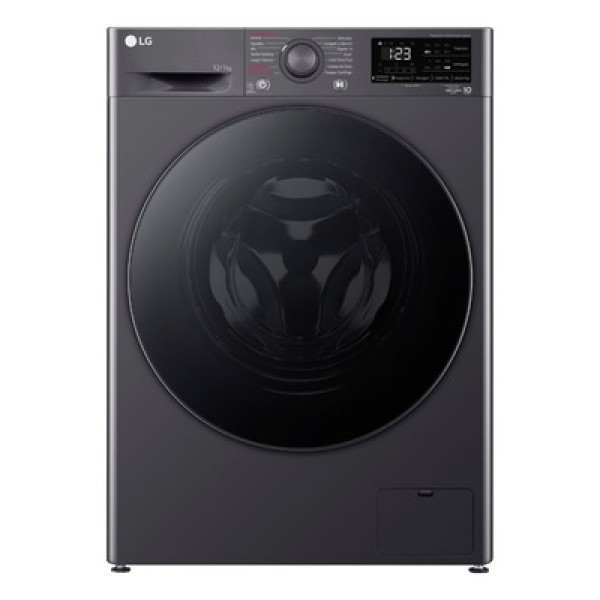Encontraproduto.com.br - Lava e Seca Smart LG VC5 12kg Titanium Com Inteligência Artificial AIDD CV3012MC5A