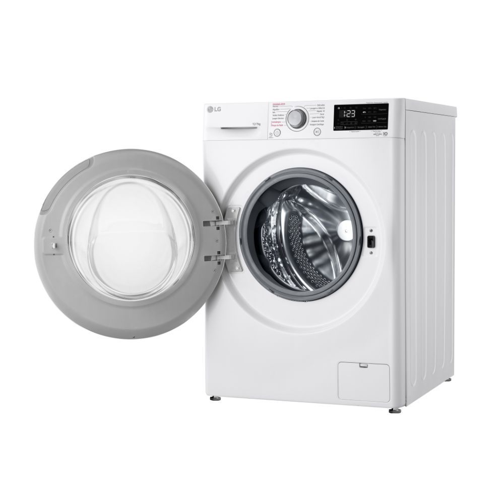 Encontraproduto.com.br - Lava e Seca LG Smart com Inteligência Artificial AIDD 12Kg VC5 CV3012WC5 Branco