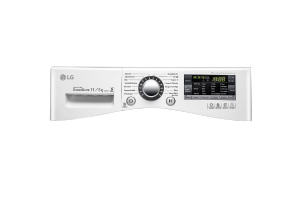 Encontraproduto.com.br - Lava E Seca LG Smart Vc4 14kg 127v Titanium Com Inteligência 110V