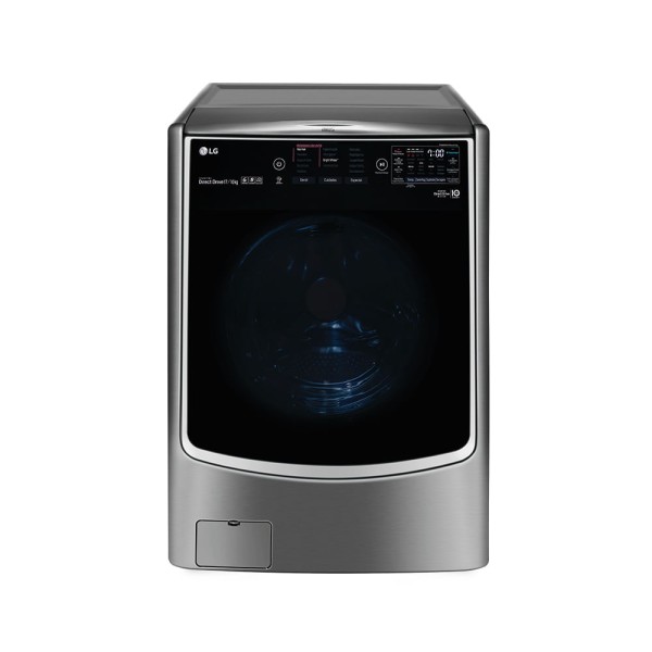 Encontraproduto.com.br - Lava e Seca TWINWash™ 17kg com TurboWash™ e Motor Inverter LG WD17VTS6 Aço Escovado 127V