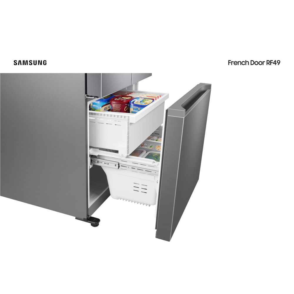 Encontraproduto.com.br - Refrigerador Samsung Frost Free RF49A Inox 220V