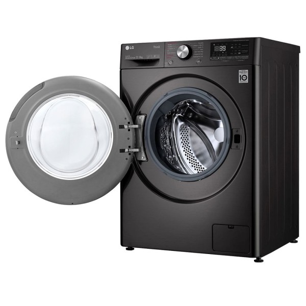 Encontraproduto.com.br - Lava e Seca LG Smart 13Kg CV9013EC4A Aço Escovado Preto 220V