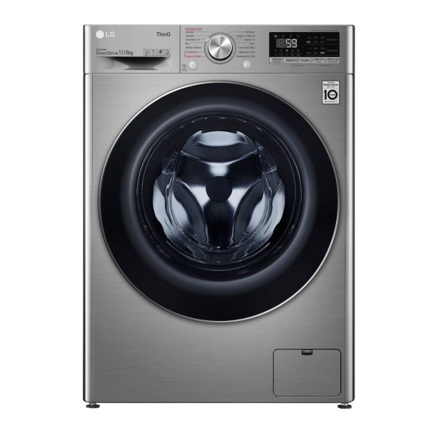 Encontraproduto.com.br - Lava e Seca LG Smart 13Kg VC4 CV5013EC4A Aço Escovado 220V