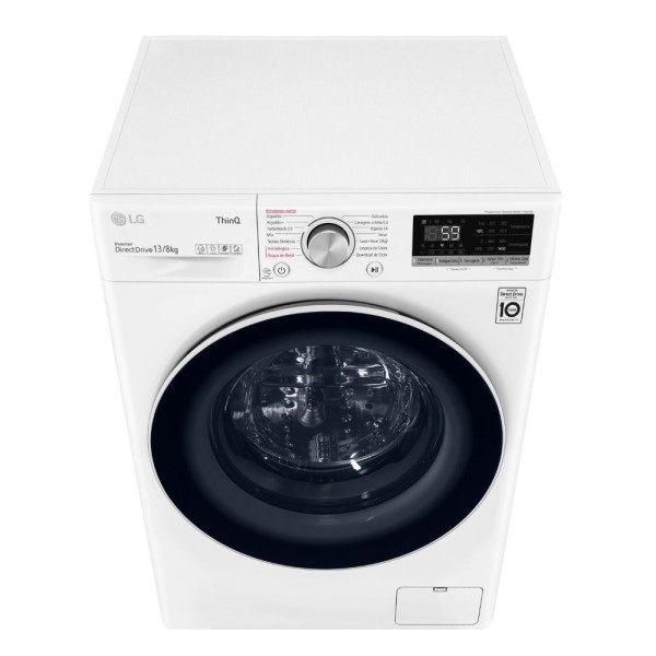 Encontraproduto.com.br - Lava e Seca LG Smart 13Kg VC4 CV5013WC4 Branco 127V